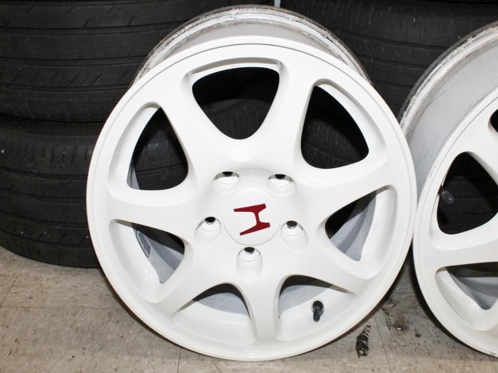 JDM 96-00 Honda Civic Type R EK9 OEM 5 Lug Enkei 15 Inch Wheels: Image 17