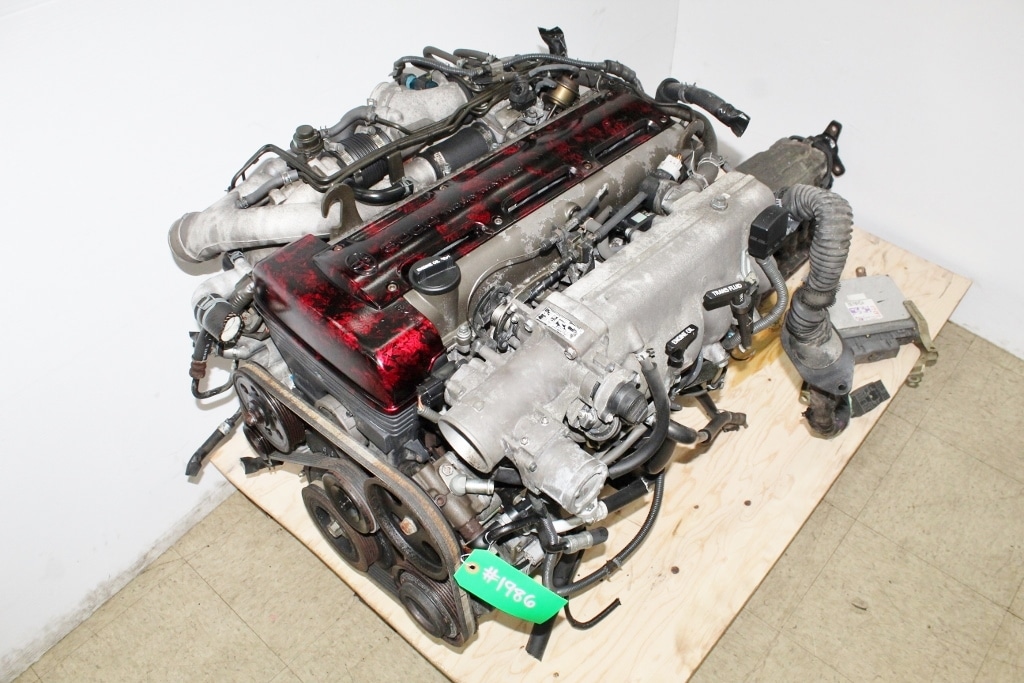 JDM 94-97 TOYOTA 2JZ-GTE ENGINE TWIN TURBO 3.0L NON VVTI SUPRA ARISTO MOTOR 2JZ: Image 18