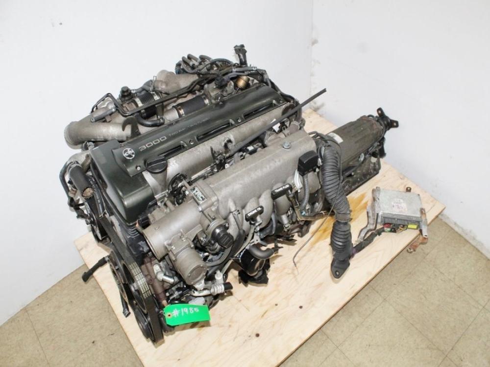 JDM TOYOTA 2JZ-GTE ENGINE 3.0L TWIN TURBO MOTOR AT TRANS NON VVTI SUPRA ARISTO: Image 24
