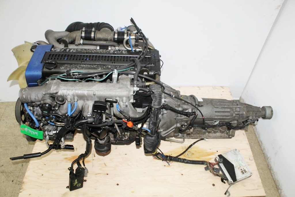 JDM TOYOTA SUPRA SOARER 1JZ-GTE TWIN TURBO ENGINE REAR SUMP NON VVTI 1JZGTE MOTOR: Image 22