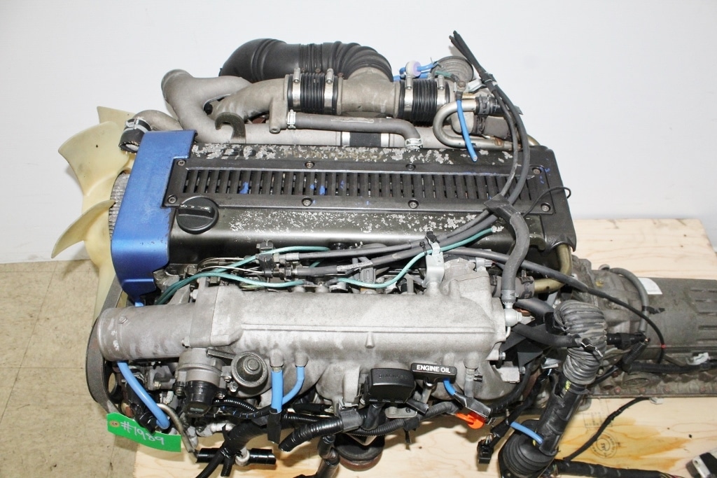 JDM TOYOTA SUPRA SOARER 1JZ-GTE TWIN TURBO ENGINE REAR SUMP NON VVTI 1JZGTE MOTOR: Image 21