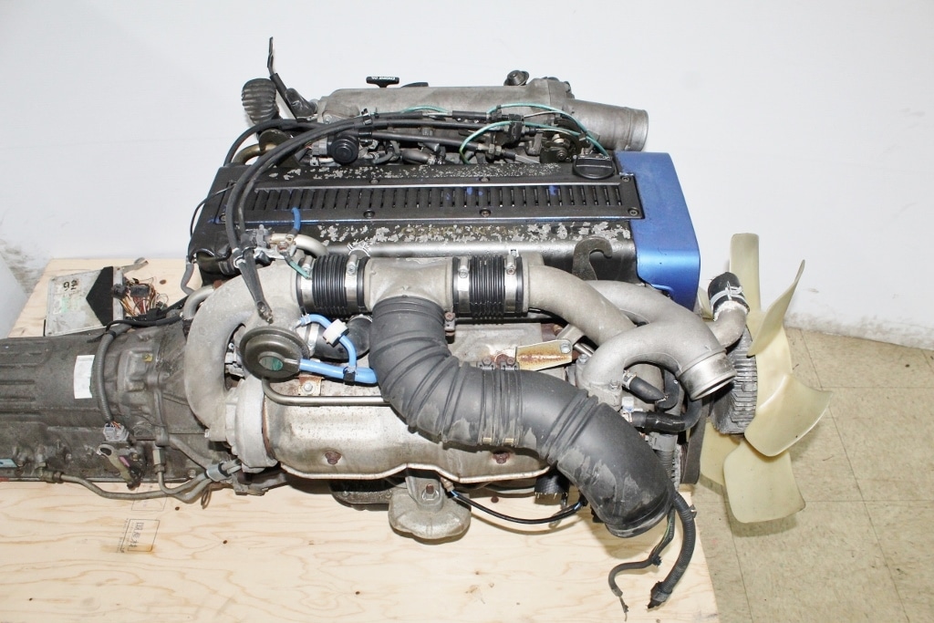 JDM TOYOTA SUPRA SOARER 1JZ-GTE TWIN TURBO ENGINE REAR SUMP NON VVTI 1JZGTE MOTOR: Image 10