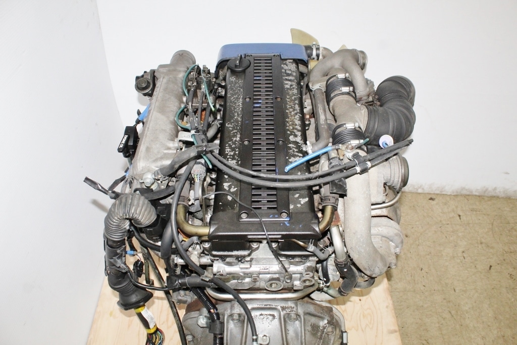 JDM TOYOTA SUPRA SOARER 1JZ-GTE TWIN TURBO ENGINE REAR SUMP NON VVTI 1JZGTE MOTOR: Image 4