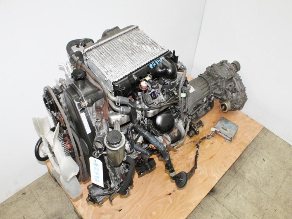 JDM Toyota Hilux Surf 1KZ-TE Turbo Diesel Engine & Automatic 4x4 Transmission 3.0L: Image 8
