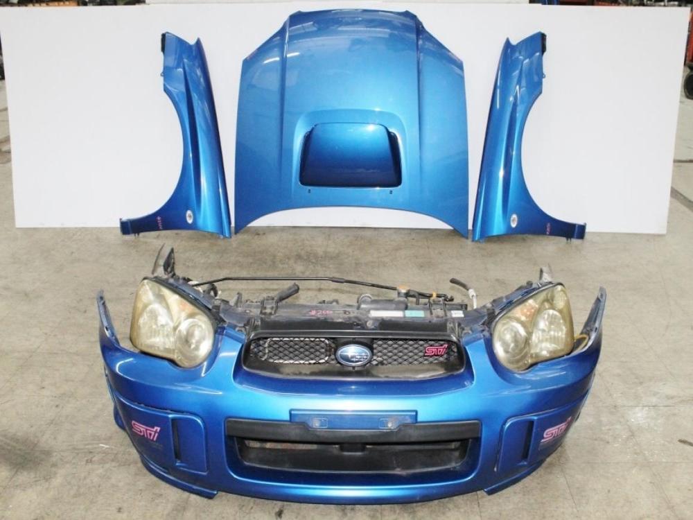 2004-2005 JDM SUBARU IMPREZA WRX STI OEM FRONT END NOSE CUT VERSION 8 BLOBEYE GD: Image 4