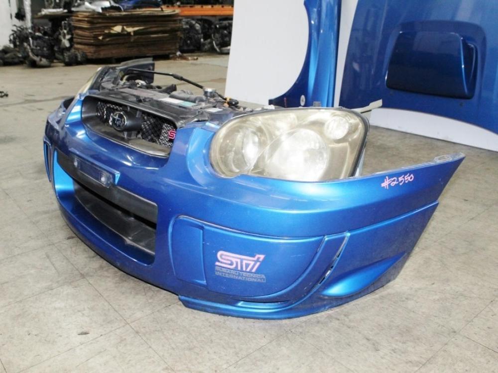 2004-2005 JDM SUBARU IMPREZA WRX STI OEM FRONT END NOSE CUT VERSION 8 BLOBEYE GD: Image 12