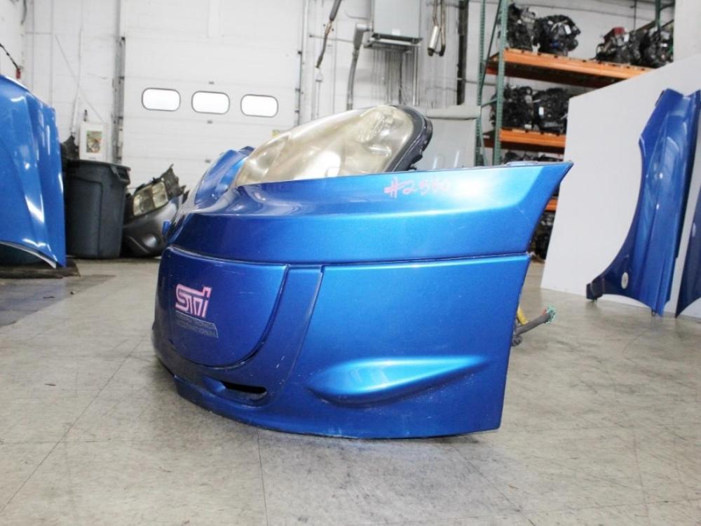 2004-2005 JDM SUBARU IMPREZA WRX STI OEM FRONT END NOSE CUT VERSION 8 BLOBEYE GD: Image 8