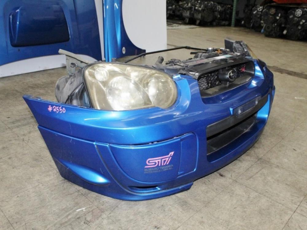 2004-2005 JDM SUBARU IMPREZA WRX STI OEM FRONT END NOSE CUT VERSION 8 BLOBEYE GD: Image 11