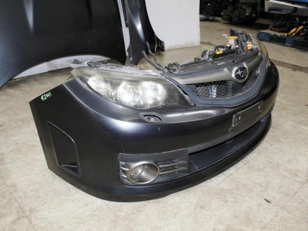 JDM 08-14 SUBARU IMPREZA WRX STI OEM FRONT END HOOD BUMPER HEADLIGHTS FENDERS RAD SUPPORT: Image 10