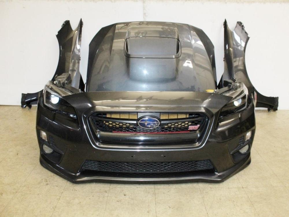 2021 SUBARU WRX STI OEM FRONT END BUMPER HEADLIGHTS FENDERS CORE SUPPORT HOOD: Image 5