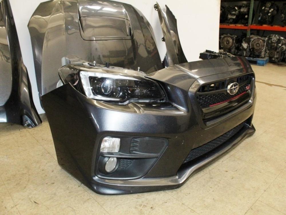 2021 SUBARU WRX STI OEM FRONT END BUMPER HEADLIGHTS FENDERS CORE SUPPORT HOOD: Image 11