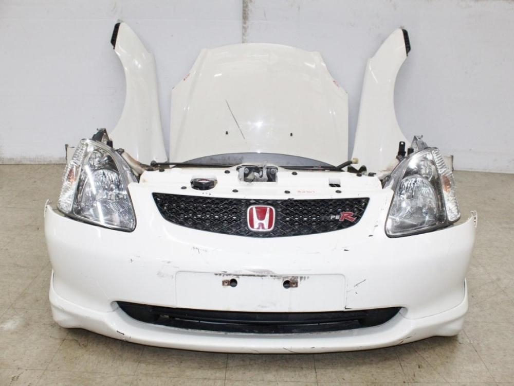 JDM 02-05 HONDA CIVIC TYPE R EP3 OEM FRONT END CONVERSION BUMPER HEADLIGHTS LIP: Image 4