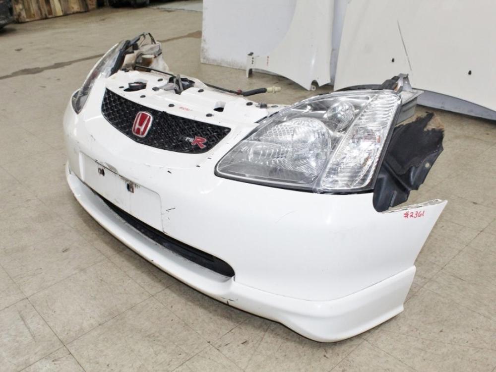JDM 02-05 HONDA CIVIC TYPE R EP3 OEM FRONT END CONVERSION BUMPER HEADLIGHTS LIP: Image 7
