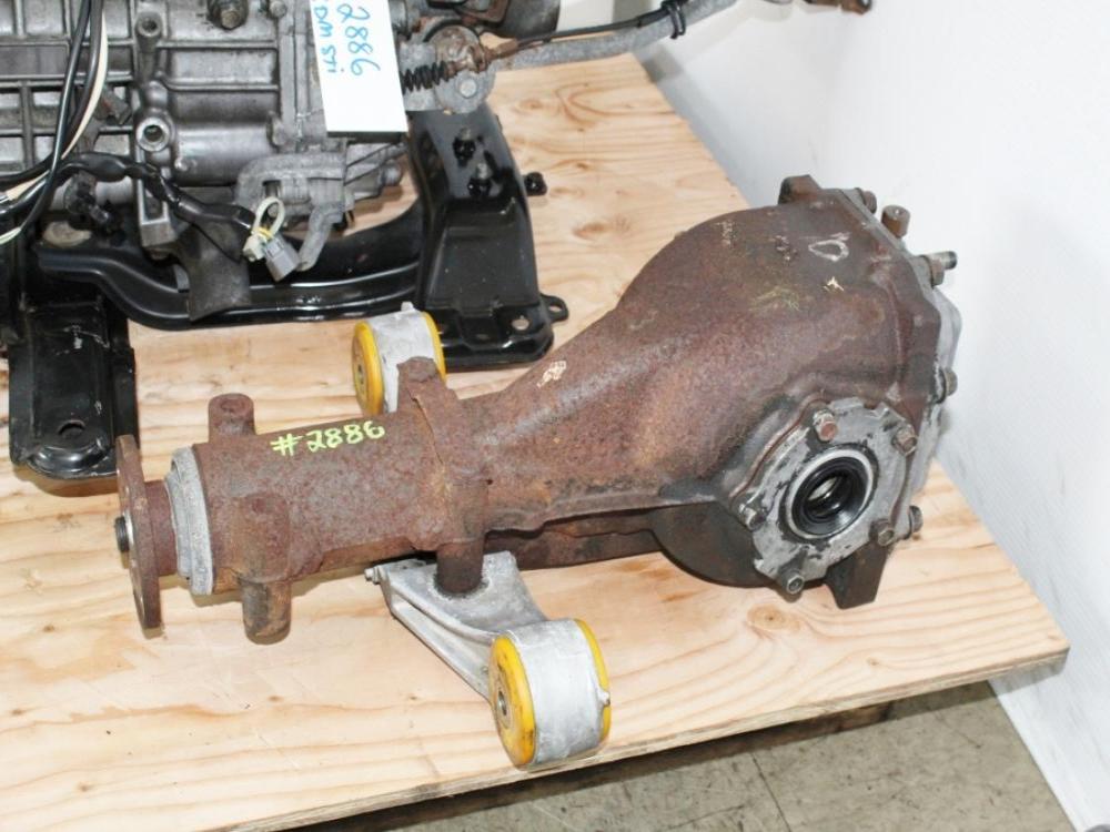 08 09 10 11 12 13 14 15 16 17 Subaru Impreza WRX STI 6 Speed Transmission Assembly R180 Diff Axles: Image 11