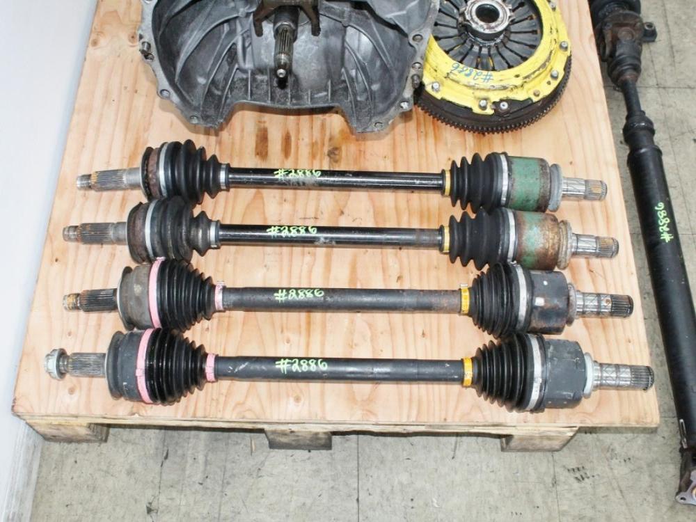 08 09 10 11 12 13 14 15 16 17 Subaru Impreza WRX STI 6 Speed Transmission Assembly R180 Diff Axles: Image 18