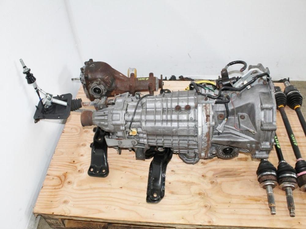 08 09 10 11 12 13 14 15 16 17 Subaru Impreza WRX STI 6 Speed Transmission Assembly R180 Diff Axles: Image 14