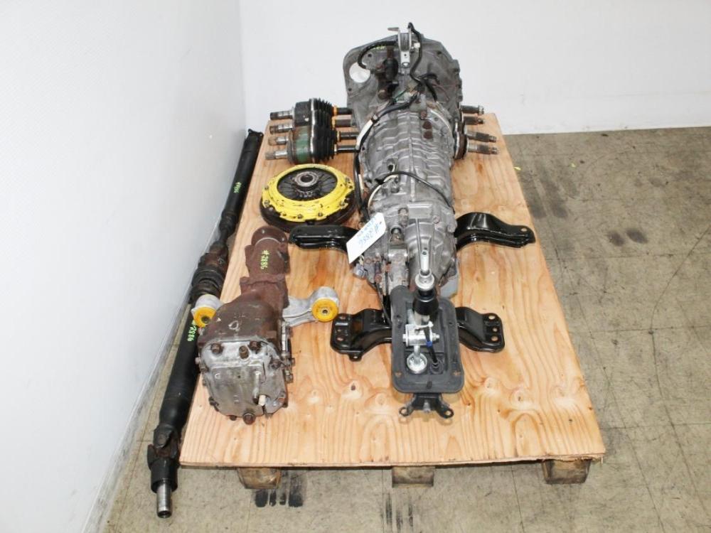 08 09 10 11 12 13 14 15 16 17 Subaru Impreza WRX STI 6 Speed Transmission Assembly R180 Diff Axles: Image 8